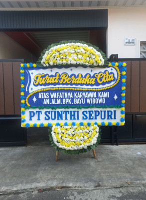 Papan Bunga Duka di Kora