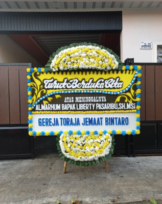 Papan Bunga Duka di Kora