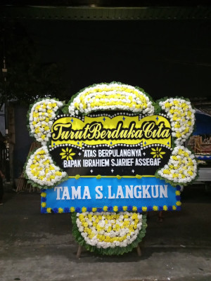 Papan Bunga Duka di Kora